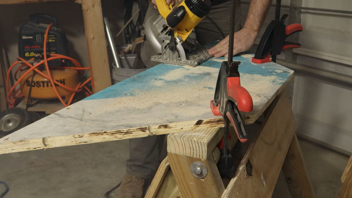 Easy to Build Foldable Saw Horse Build Plans