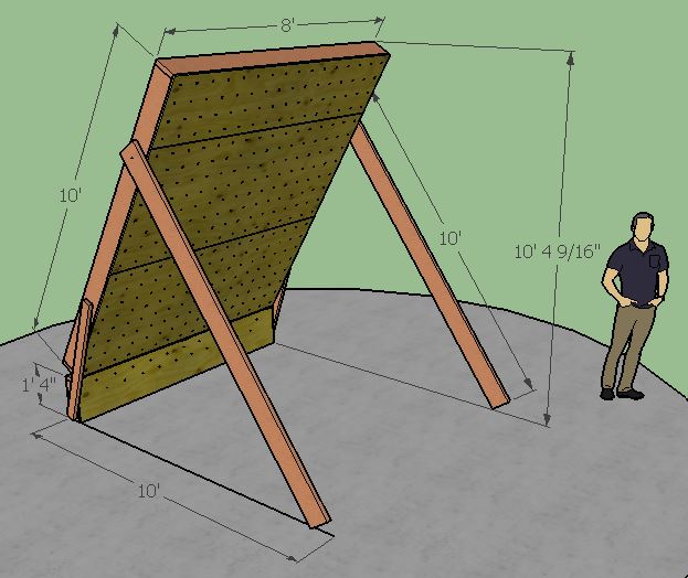 1 Day Build Climbing Wall