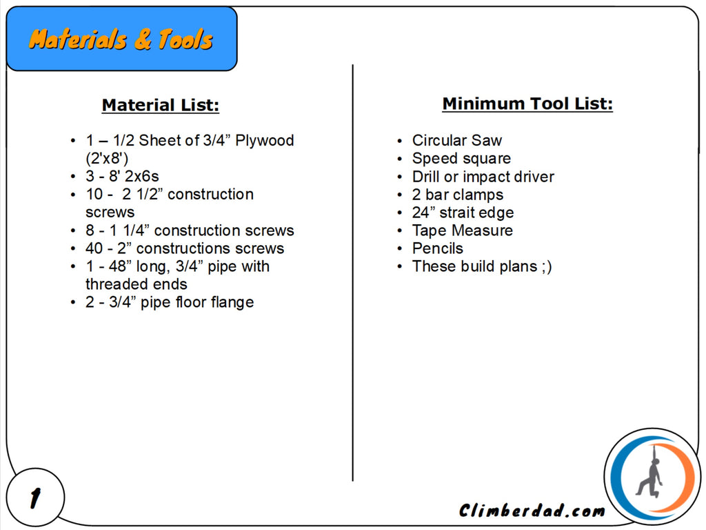 Easy Free Standing Pull Up Bar Build Plans