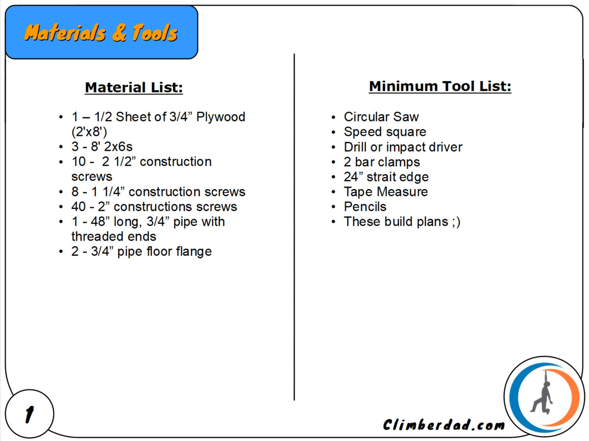 Easy Free Standing Pull Up Bar Build Plans