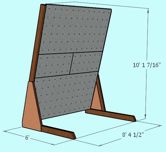 Easy - Fixed 15 Degree Climbing Wall Build Plans